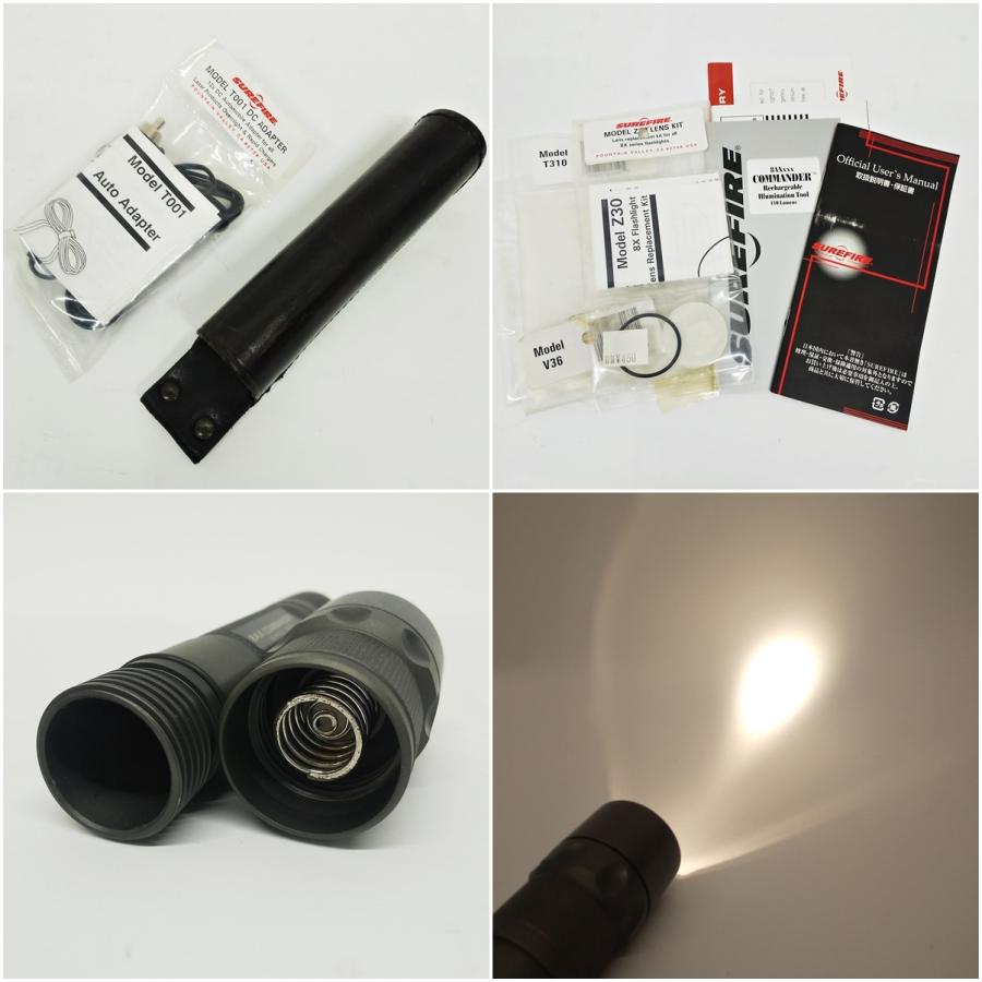 SUREFIRE 8AX COMMANDER フラッシュライト 充電池式 充電器付き SUREFIRE 8AX COMMANDER フラッシュライト 充電池式 充電器付き
