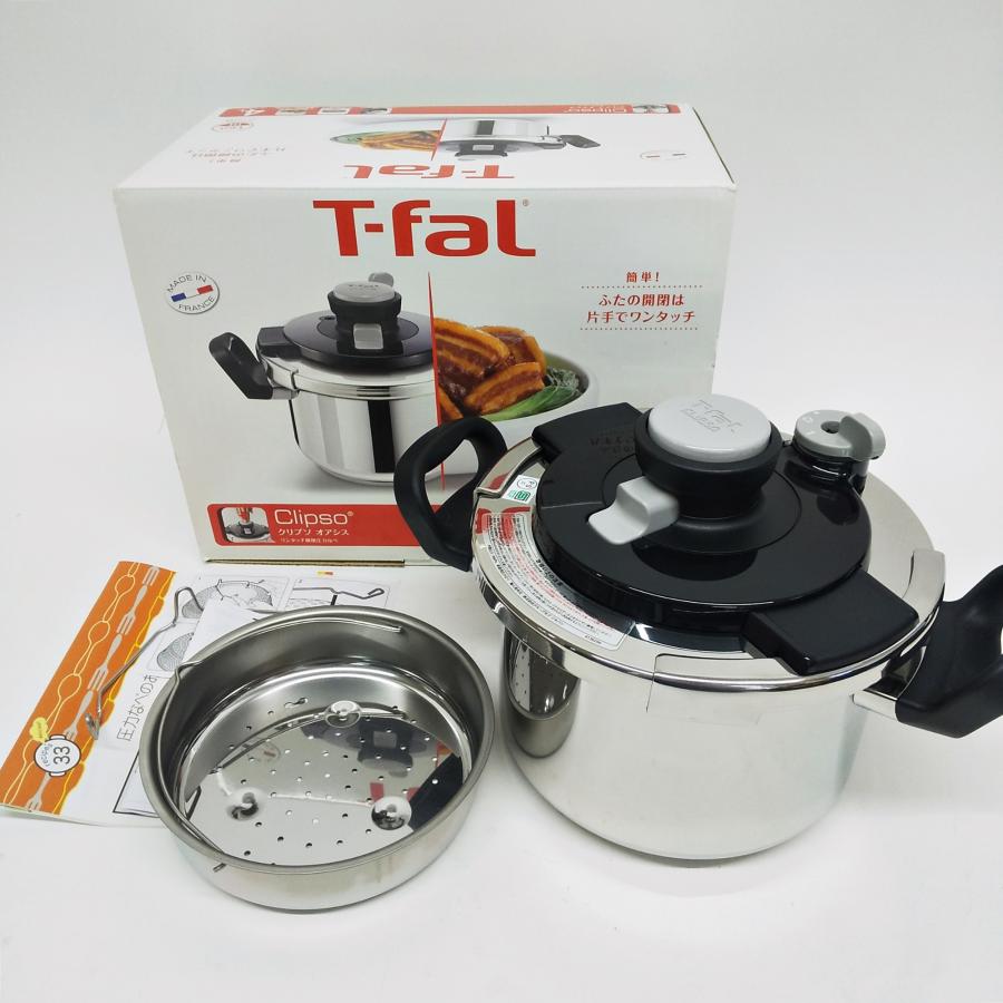 T-fal クリプソ オアシス 4L ワンタッチ開閉圧力なべ 2-4人用 4 T-fal クリプソ オアシス 4L ワンタッチ開閉圧力なべ 2-4人用 4