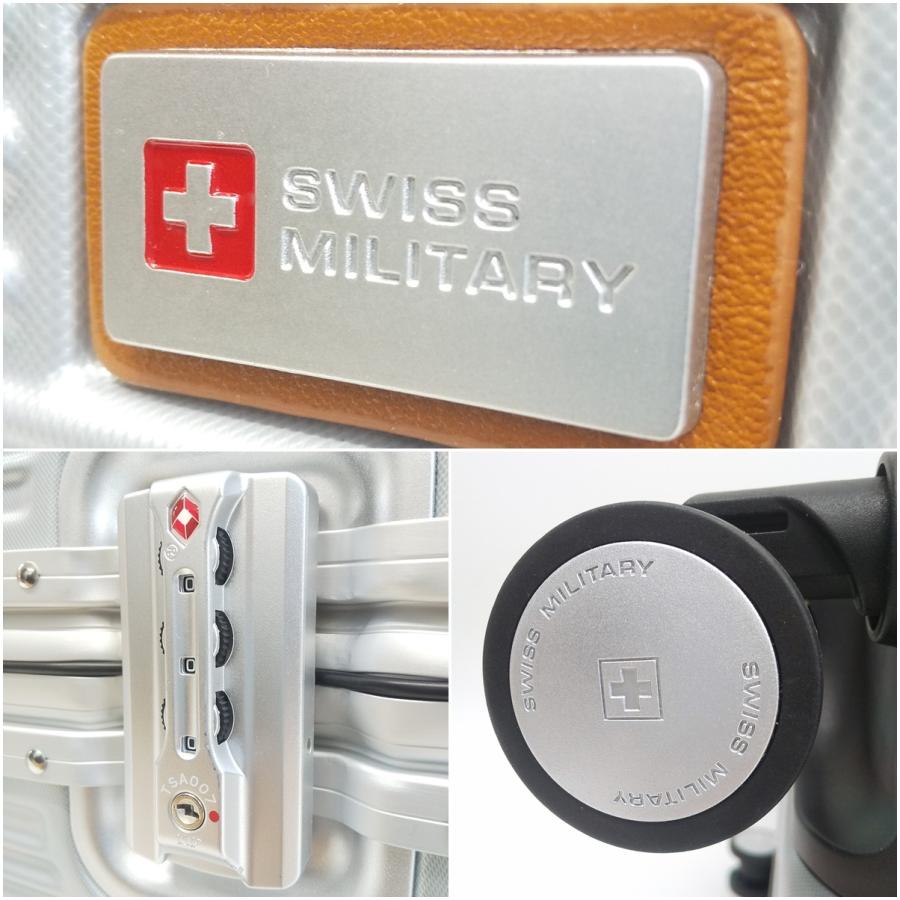 SWISS MILITARY スイスミリタリー　スーツケース　64L　24インチ スイスミリタリー キャリーバッグ 24インチ 軽量 スーツケース 64L 4.8