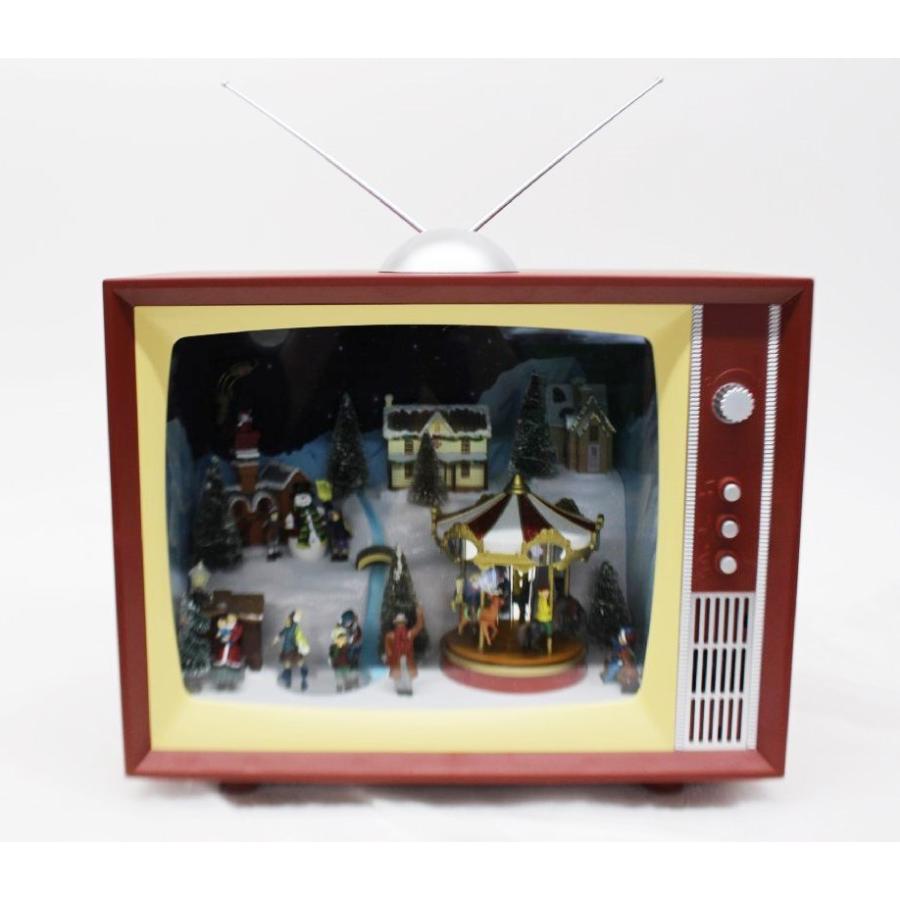 コストコ クリスマス レトロ TV ライト&ミュージック インテリア コストコ クリスマス レトロ TV ライト&ミュージック インテリア