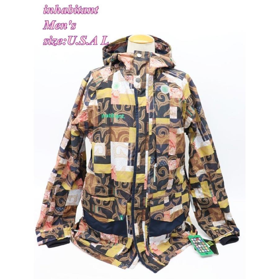 インハビタント メンズ スノーボードジャケット iNU JACKET アイヌ