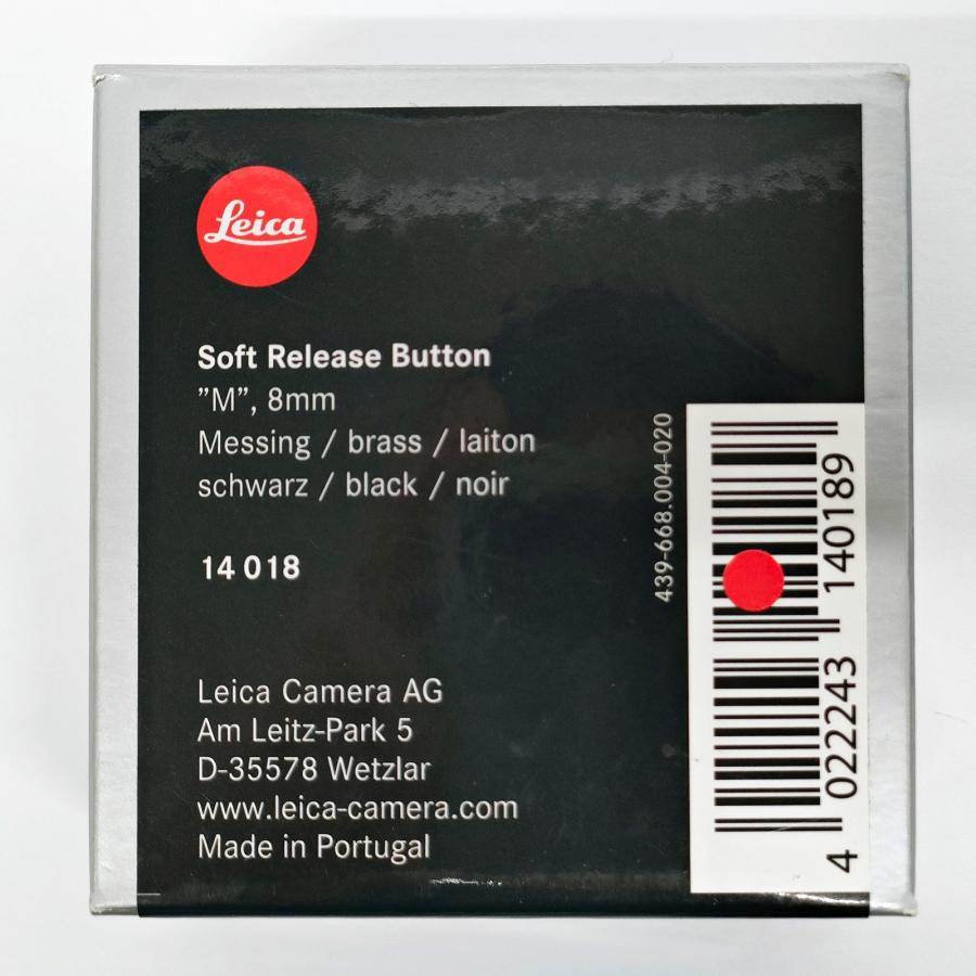 ライカ レリーズボタン 8mm M 14018 Soft Release Button カメラ シャッター ソフト LEICA R2604-044の画像