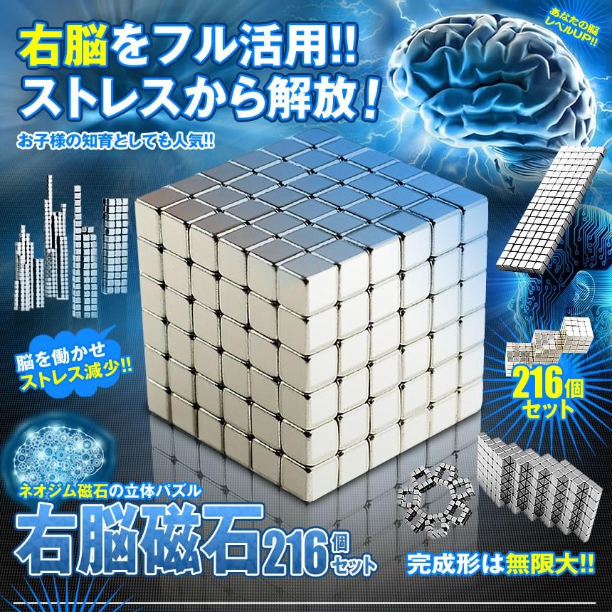 右脳 ネオジウム 磁石 216個セット 燃費向上 磁力 工作 プラモデル Diy バイク 知育 子供 創造力 Unouzishak F0313 5a 絆ネットワーク 通販 Yahoo ショッピング