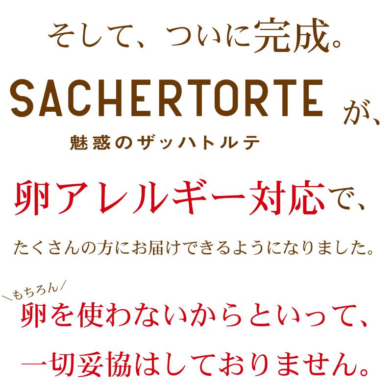 【卵アレルギー対応 卵を使っていない魅惑のザッハトルテ】 卵アレルギー対応  ケーキ  菓子 アレルギー対応ケーキ スイーツ 誕生日 プレゼント 贈り物｜kasinoki｜07