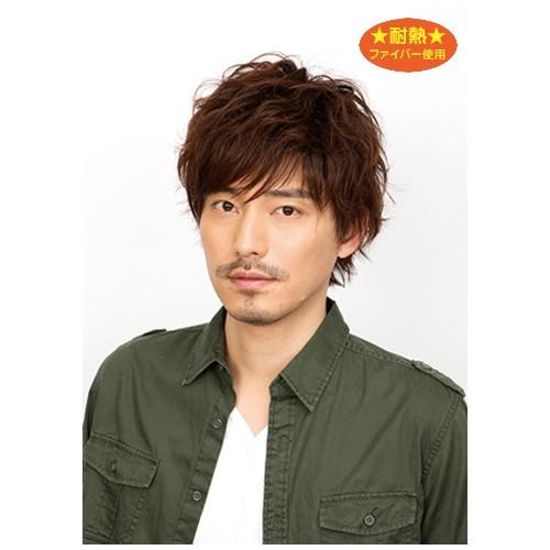 ウィッグ メンズ パーマ ショート ブラウン フルウィッグ 男装 自然 快適 グランジウェーブ ブラウニー 耐熱 メンズウィッグ かつら 3456 コスチュームで仮装大賞 通販 Yahoo ショッピング