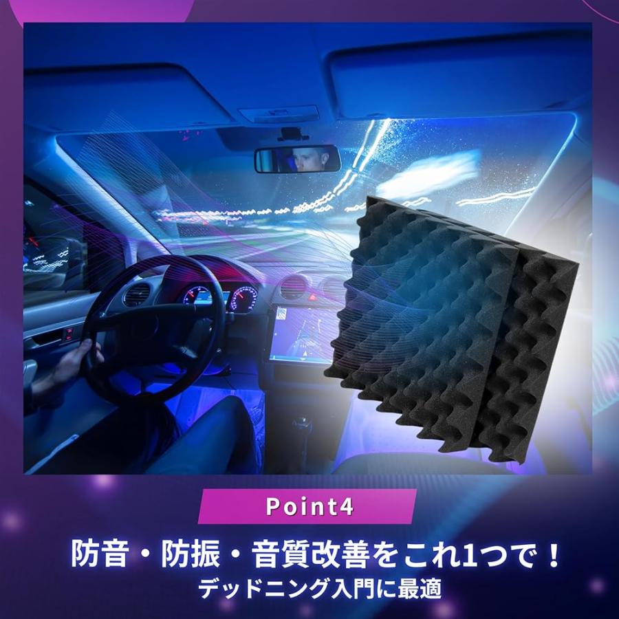 防音  デッドニング  吸音  スポンジ  10m 吸音材 【 ロール波型 】 10m×1m×25mm ロールタイプ 波型 耐火 難燃性