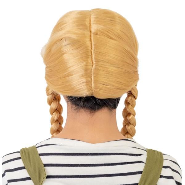 三つ編み ウィッグ おさげ かつら ゴールド 金髪 カツラ みつあみ 5335 コスチュームで仮装大賞 通販 Yahoo ショッピング