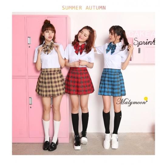 制服 女子高生 コスプレ Jk 制服 セット S M L 衣装 なんちゃって制服 学生服 選べる6色 上下セット 6073 コスチュームで仮装大賞 通販 Yahoo ショッピング