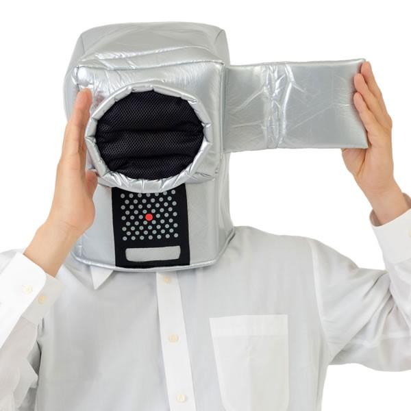 カメラ かぶりもの 映画泥棒 被り物 カメラマンマスク キャラクター パーティーグッズ 帽子 マスク コスプレ マラソン 衣装 6730 コスチュームで仮装大賞 通販 Yahoo ショッピング