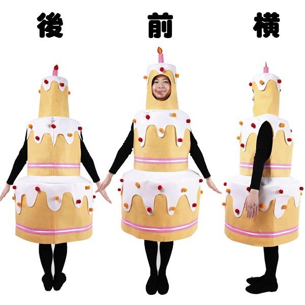 誕生日 ケーキ 着ぐるみ コスプレ ビッグケーキちゃん コスチューム バースデー 男女兼用 食べ物 コスチュームで仮装大賞 通販 Yahoo ショッピング
