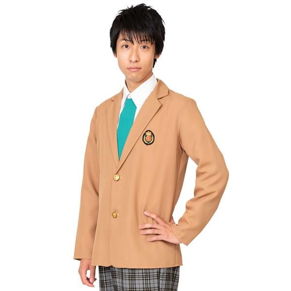 男子 制服 ブレザー コスプレ 学生服 メンズ ネクタイ付き ベージュ ズボン ハロウィン 衣装 仮装 コスチューム 8694 コスチュームで仮装大賞 通販 Yahoo ショッピング