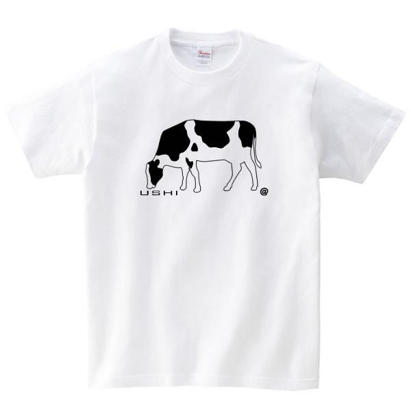 牛 Tシャツ ウシ おもしろ うし グッズ 雑貨 かわいい S M L Xl メンズ レディース 面白い おもしろ雑貨 おもしろtシャツ おしゃれ 動物 Ushi T コスチュームで仮装大賞 通販 Yahoo ショッピング