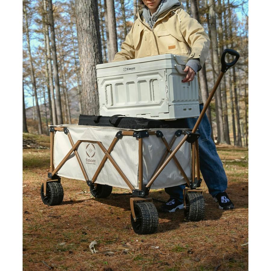 s'more one touch storage wagon キャンプカート S'more スモア S'more / 新型 One touch storage wagon II アウトドア