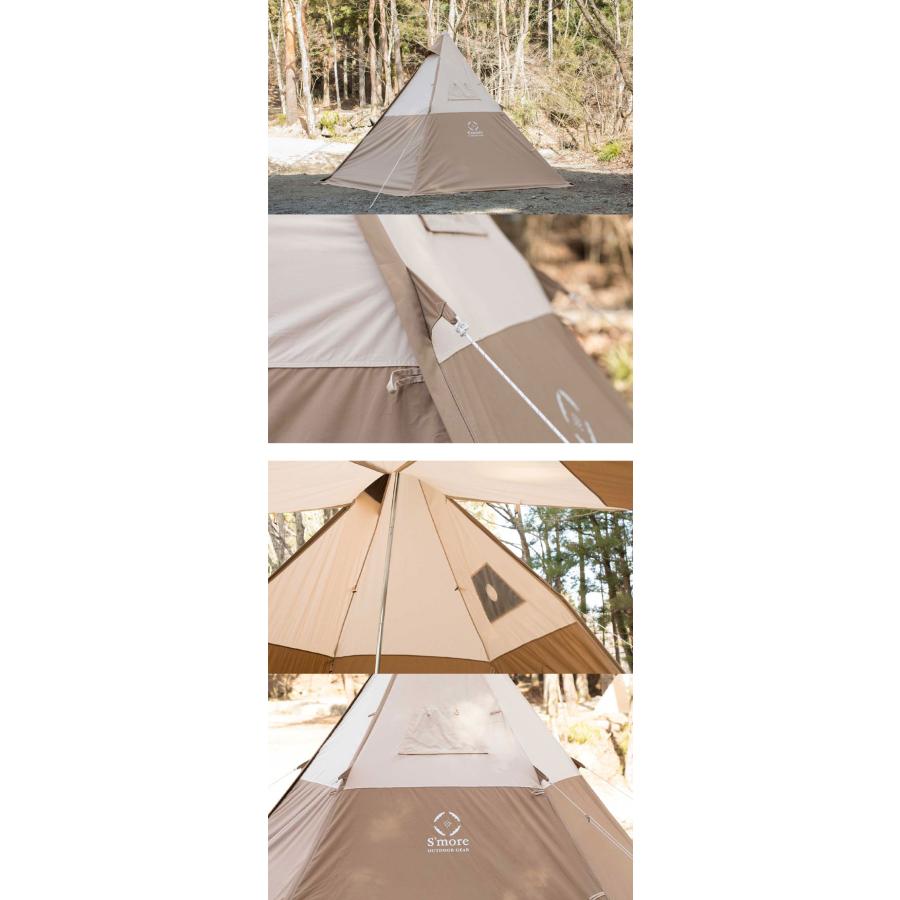 S'more スモア 【 Tetto 】 テント TCテント ワンポール S'more スモア 【 Tetto 】 テント TCテント ワンポール
