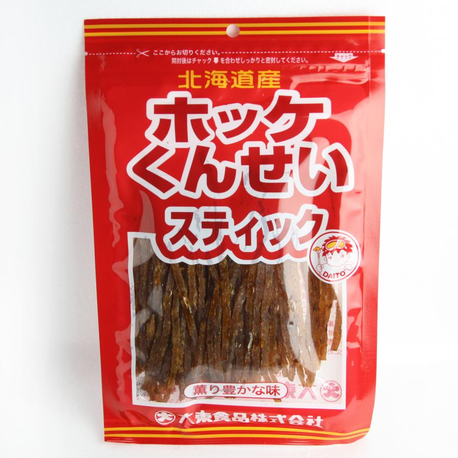 珍味 2点セット ポンたら + ほっけ燻製スティック メール便 送料無料
