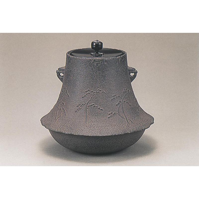 釜師「菊地政光」 風炉釜 糸目筒釜 茶道具 風炉釜 筒釜 東陽坊