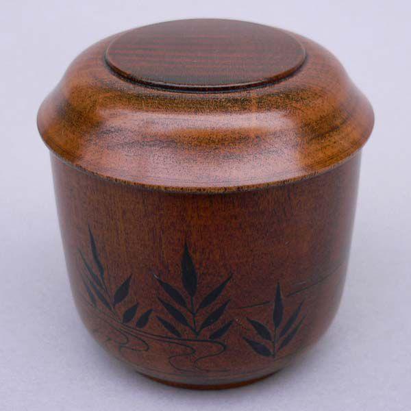 棗 淡々斎好 苫屋棗 茶道具】 苫屋棗 淡々斎好写 *古川美山* 千鳥