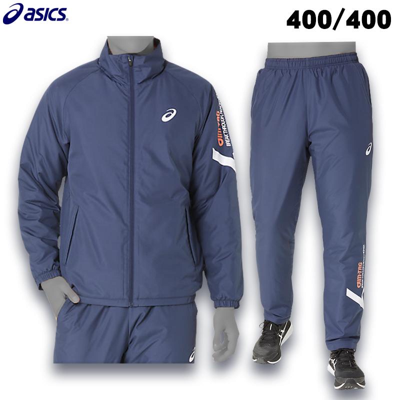 ASICS アシックス ウインドブレーカー上下セット A-I-M中わた ASICS アシックス ウインドブレーカー上下セット A-I-M中わた