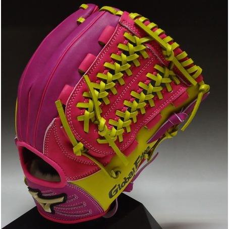 ミズノ グローバルエリート 軟式 内野手用 ピンク