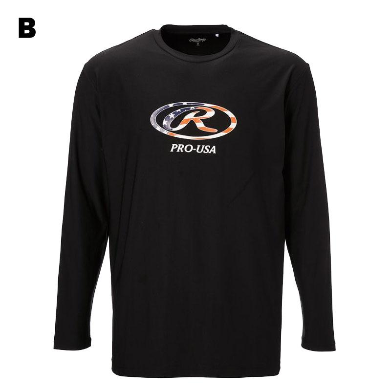 reversal ラグビー　RKU限定　長袖 Rawlings ローリングス 超伸 オーバルR 長袖Tシャツ AST13S10