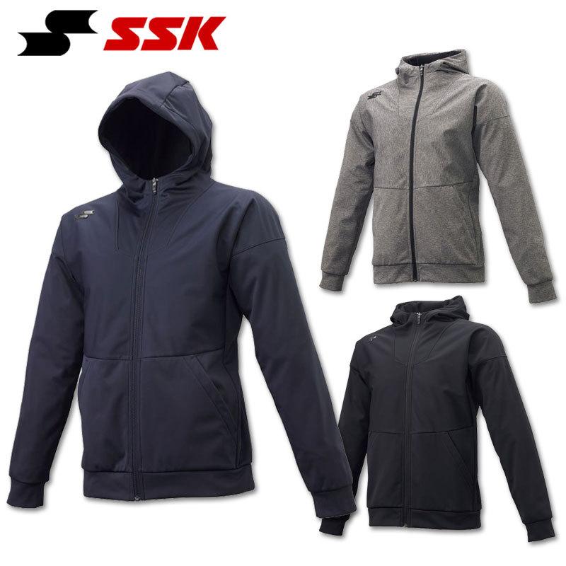 エスエスケイ（SSK） 野球 長袖フルZIPボンディングスウェット 裏起毛