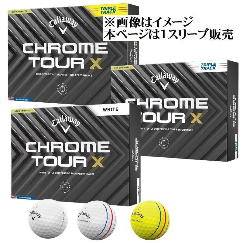 Callaway（キャロウェイ） 【X】2024モデル ゴルフボール CHROME TOUR