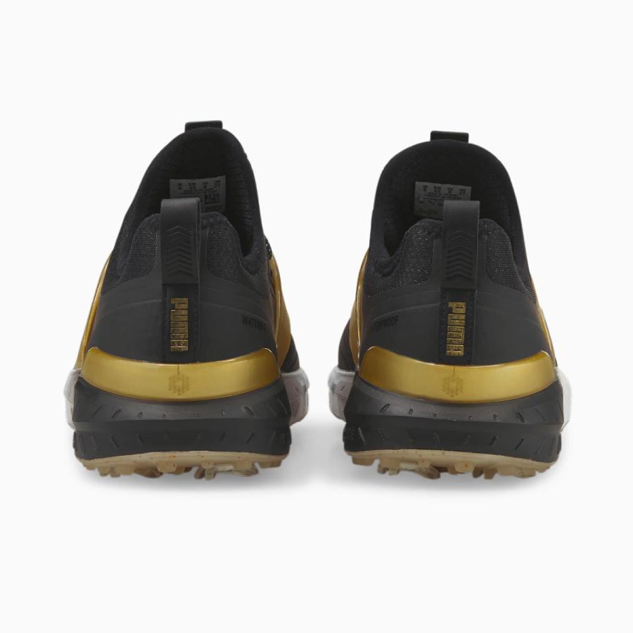 PUMA IGNITE ゴルフシューズ ブラック ゴールド PUMA（プーマ） メンズ ゴルフ イグナイト アーティキュレート
