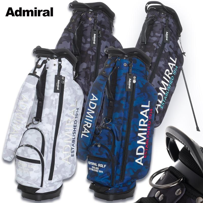 【美品】ADMIRALデジカモ アドミラルスタンド式　キャディバッグ Amazon | [アドミラル ゴルフ］ スタンドキャディバッグカモ