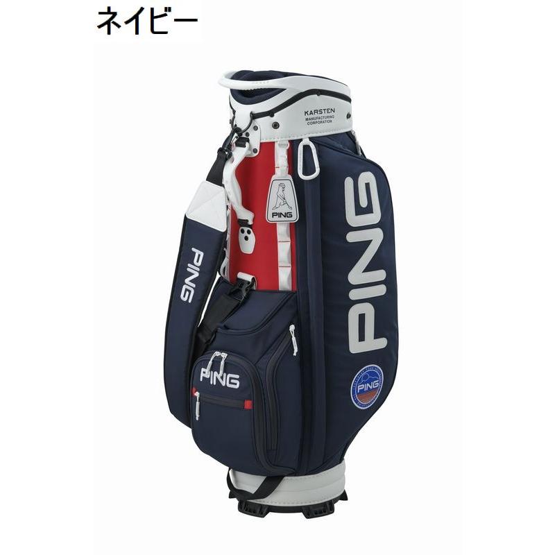 PING CB-N2302アーバンタイプキャディバッグ(ネイビー/白/赤) PING（ピン） ピンゴルフ キャディバッグ CB-N2302 アーバンタイプ