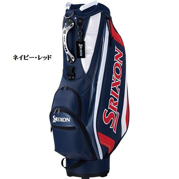 Srixon GGC-S166 ゴルフバッグ 9.5型 ネイビー・レッド SRIXON スリクソン ゴルフ キャディバッグ GGC-S166 : カスカワ
