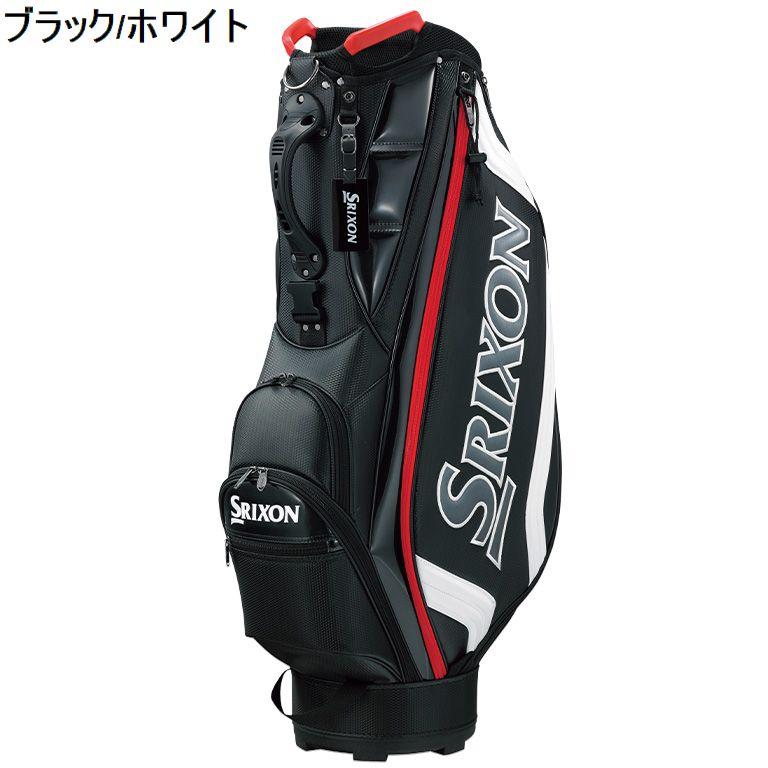 Srixon キャディバッグ ブラック/ホワイト/レッド　スリクソン SRIXON スリクソン ゴルフ キャディバッグ GGC-S166 : カスカワ