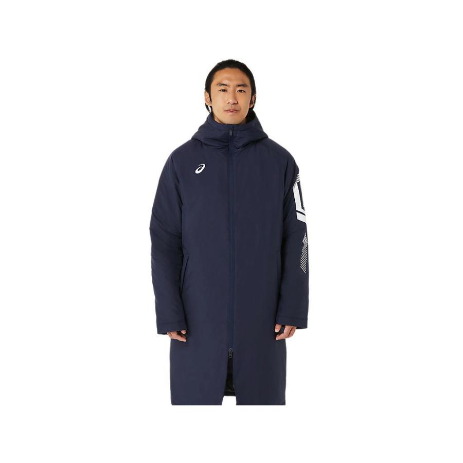 新品 アシックスLIMO中わたロングコートLサイズ ASICS（アシックス） LIMO 中綿 ロングコート : カスカワスポーツ