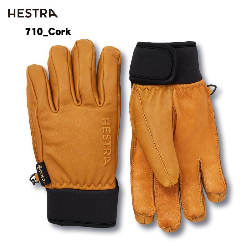 ヘストラ　HESTRA レザーゴアテックス　GORE-TEX ユニセックス　新品 HESTRA 『 3-Finger GTX Full Leather 』 スノーボード グローブ