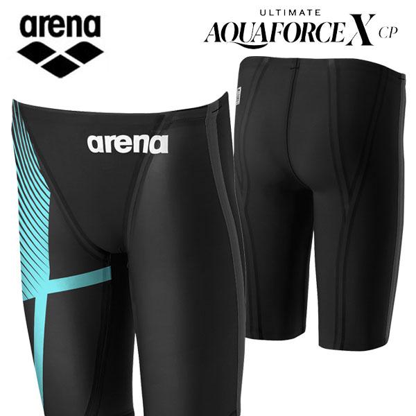 アリーナ メンズ競泳水着 アルティメットアクアフォース X CP ハーフスパッツ スイム 男性用 FINA承認