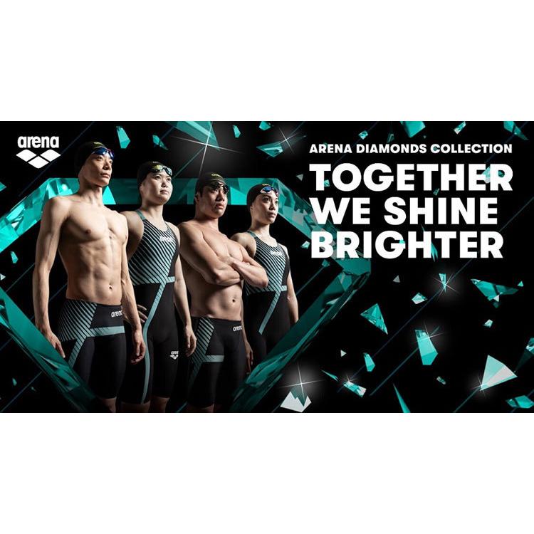 アリーナ メンズ競泳水着 アルティメットアクアフォース X CP ハーフスパッツ スイム 男性用 FINA承認 