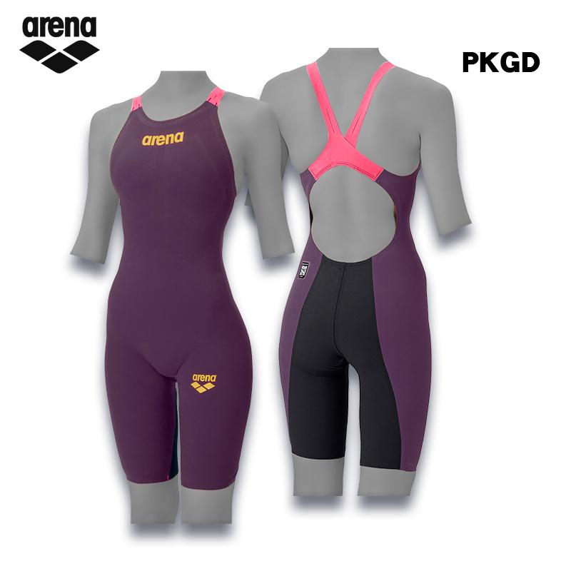 アリーナ レディース競泳水着【アクアフォースストームCP】レーシングワンピーススパッツ WORLD AQUATICS承認 女性用 ポイント10倍の画像