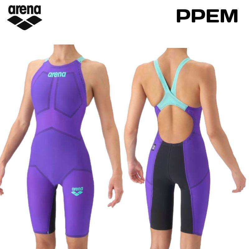 アリーナ レディース競泳水着【アクアフォースストームCP】レーシングワンピーススパッツ WORLD AQUATICS承認 女性用 ポイント10倍の画像