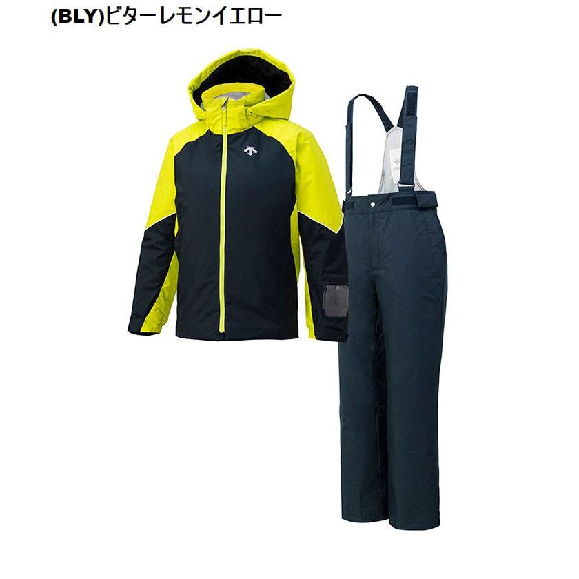 DESCENTE 子ども用 スキーウェア イエロー - スキー DESCENTE 子ども用 スキーウェア イエロー - スキー