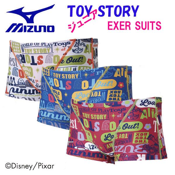 MIZUNO ディズニー トイストーリー柄 スポーツ用水着 Ｌサイズ MIZUNO（ミズノ） ミズノスイム ジュニア トレーニング水着 ショート