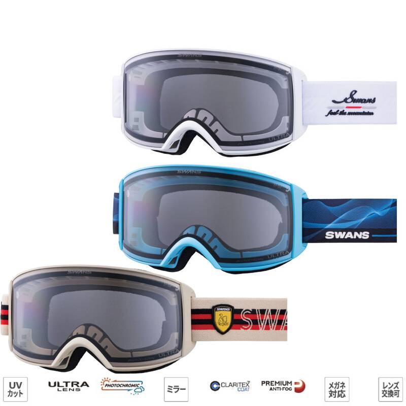 SWANS（スワンズ） 2025/2026モデル スキーゴーグル RACAN ULTRA調光