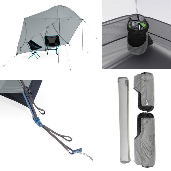 Sea To Summit シートゥサミット テロスTR2テント 2人用 インナーハーフメッシュ 登山 キャンプ ツーリングの画像