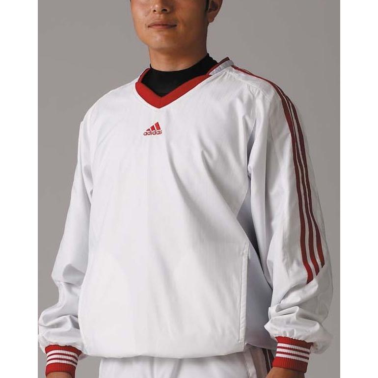 adidas（アディダス） adidas 3ストライプ Vネックウィンドジャケット
