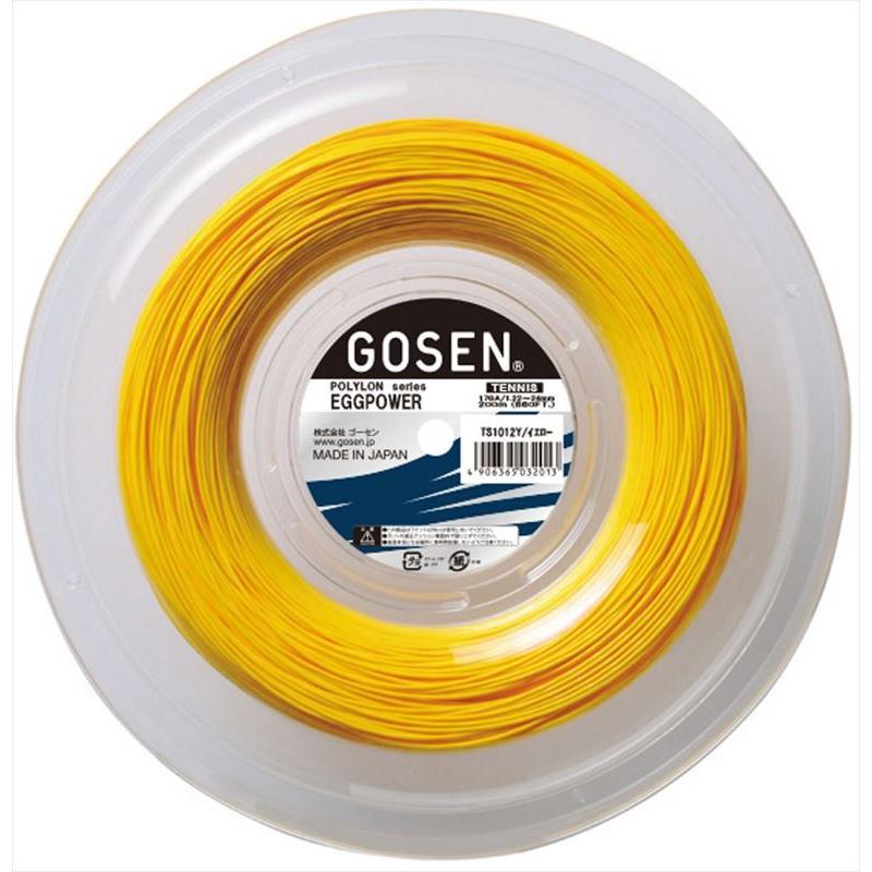 GOSEN（ゴーセン） エッグパワー17ロール イエロー TS1012Y 黄 GOSEN（ゴーセン） エッグパワー17ロールイエロー : カスカワ