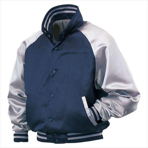 ゼット 野球ウエア 少年用グラウンドコート ネイビー×シルバー 150cm BOG705 2913 ZETT ゼット（ZETT） ジュニア用グラウンドコート ネイビー×シルバー