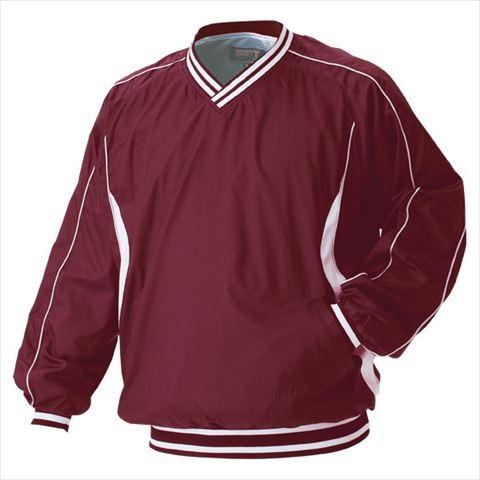 ゼット ZETT（ゼット） 長袖Vネックジャンパー エンジXホワイト