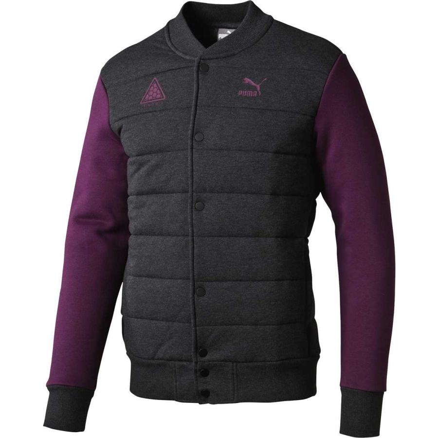 PUMA（プーマ） 570306 PADDED BOMBER 13DARK GRAY HEA : カスカワスポーツ - 通販 - Yahoo ...