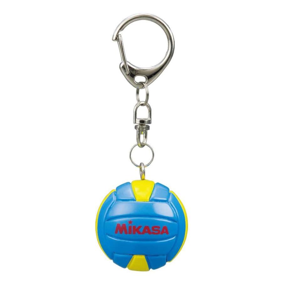ミカサ Mikasa スーパーセール キーホルダー 黄 サックスブルー ドッジ