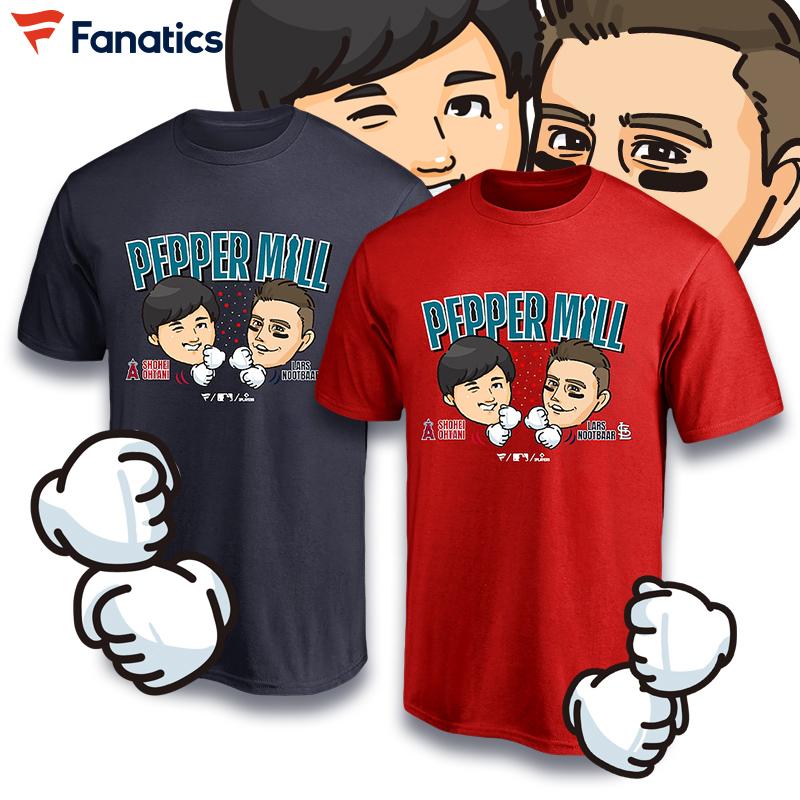 2023年 WBC記念　ペッパーミルTシャツ（Lサイズ） ペッパーミル T シャツ 大谷＆ヌートバー』最速で3万枚を突破