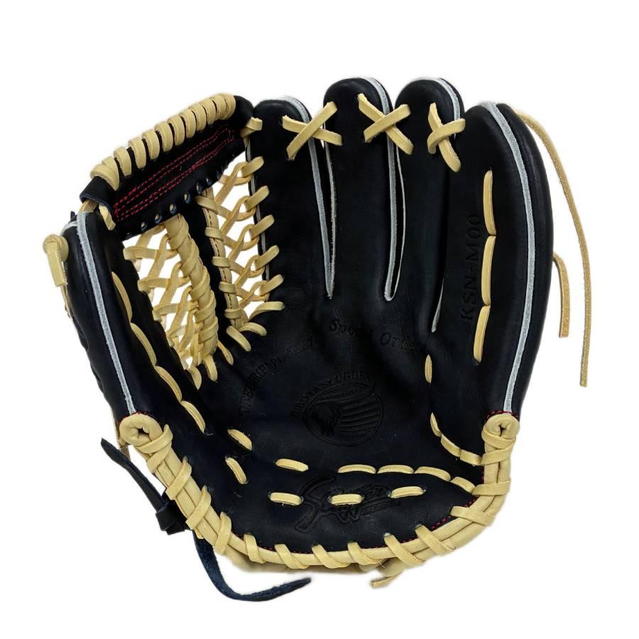 美品 久保田スラッガー　軟式グローブ　KSN-MOO型　限定カラー ブラック 久保田スラッガー 軟式グローブ KSN-MOO型 限定カラー 【公式通販】