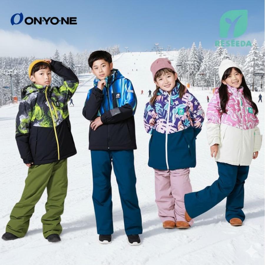 オンヨネ　定価22,000円　ジュニア　スキーウェア　上下　160 RESEEDA（レセーダ） オンヨネ キッズ ジュニア スキーウェア 上下